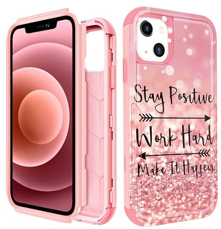Pegmode for iPhone 15 Plus Case - Heavy Duty Protective Designer Inspirational Cute Cartoon Hard Shockproof Bumper Phone Cases for Apple 15 Plus for Girly Women Men Girls Boys Teens