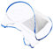 Elqubkan Mosquitera PortáTil para la Cabeza Mosquitera de Viaje Emergente Plegable para Cama InstalacióN Gratuita-TamañO Mediano