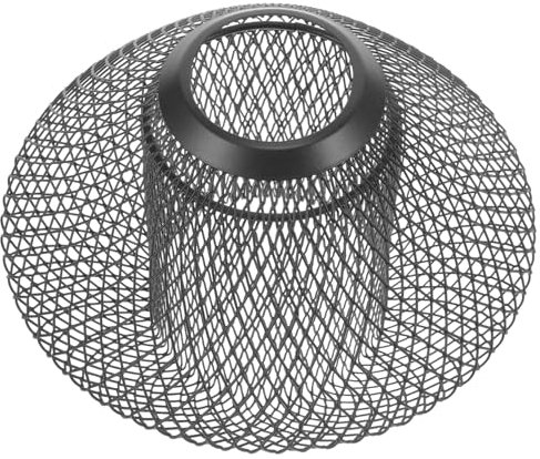 Alipis Mesh Wire Lamp Shade, Industrial Pendant Light Shade Lamp Guards Hollow Out Light Bulb Cage Cover Ceiling Light Cover Wrought Iron Chandelier Lamp Shade for Home Cafe