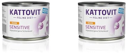 Kattovit - Gastro Nassfutter für Katzen | Katzen-Nassfutter zur Unterstützung des Magen-Darm-Systems | Diät-Alleinfuttermittel in der Dose für ausgewachsene Katzen. Glutenfrei | 12 x 85 g Pute