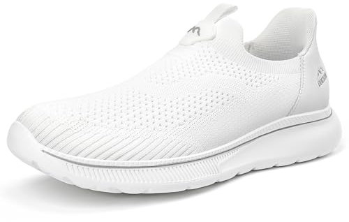 ODCKOI Zapatillas deportivas para hombre sin cordones, de malla, transpirables, ligeras, cómodas, ligeras, ligeras, para correr, 1645 Mujer Completa, 46 EU