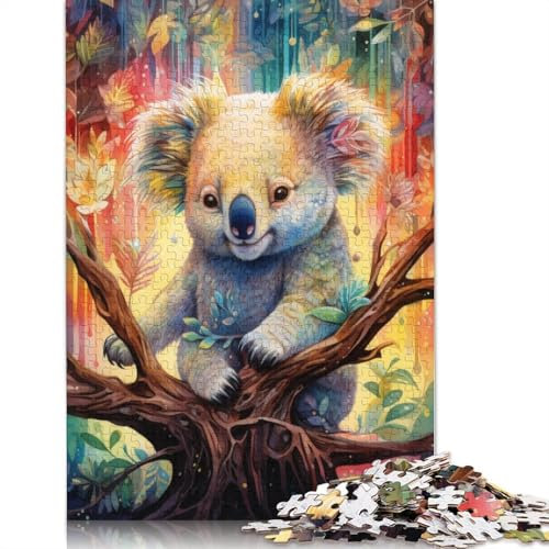 1000-teiliges Puzzle, buntes Affen-Puzzle für Erwachsene, Kartonpuzzle, Lernspiel, Herausforderungsspielzeug, Größe: 38 x 26 cm