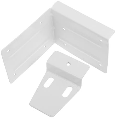 UKCOCO 2st Code Zum Aufhängen Von Badezimmerschränken Schubladentrenner Schubladenschrank Schrank Eckstreben Aufhängung Für Küchenschränke Rechtwinklige Schrankhalterungen Weiß Eisen