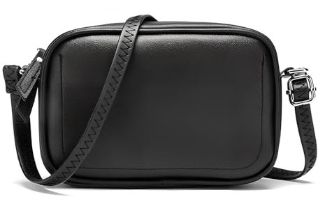 Amexo Umhängetasche Damen, PU Wasserdicht Klein Crossbody Bag Damen Klein Handy Umhängetasche Leichte Schultertasche Tasche Damen mit Verstellbar Schultergurt für Einkaufen, Reisen, Tägliches Arbeiten