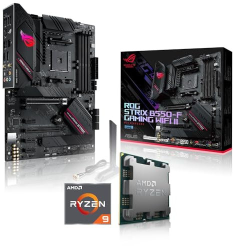 Memory PC Kit d'évolution PC Ryzen 9 5900X 12x 3.7 GHz, 16 GB DDR4, ASUS ROG Strix B550-F Gaming WiFi II, be Quiet! Dark Rock 5, Entièrement assemblé et testé