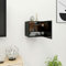 Schwebender Fernsehtisch Schrank Wand-TV-Einheit mit Multimedia-Ablagefach in Schwarz 30,5 x 30 x 30 cm, modernes Design für kleine Räume
