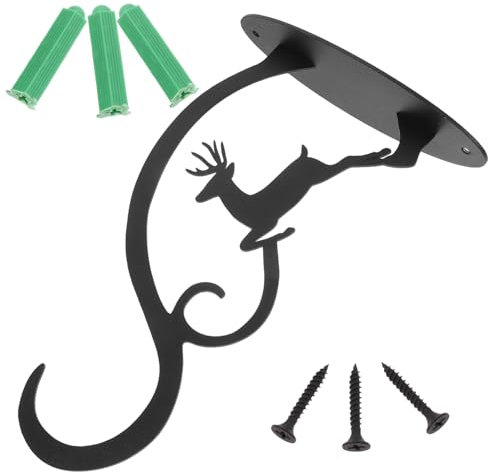 BESPORTBLE Blumenkorb Haken Outdoor Haken Weihnachten Vogel Feeder Hängen Rack Anlage Hängen Halterung Set