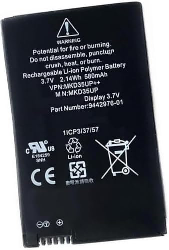 3.7V 580mAh MKD35UP 9442976-01 Replacement Key Battery For B-M-W 5/6 GT 7 Series X3 X5 X6 / 5310le 730 740 745 760li / X3GT57 Series i8 LCD Remote Key 1ICP3/37/57