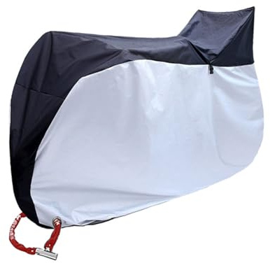 Fahrradabdeckung mit Verriegelungsloch, Anti-Staub, Regen, Schnee, UV, Regenhülle, Fahrrad für Berge – robuste Abdeckungen mit Verriegelungslöchern, Aufbewahrungstasche für
