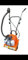 Motoculteur Thermique 52cc Power, Cultivateur de Jardin, Orange et Noir maniable et Puissant