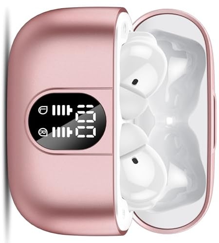 AI Kopfhörer Übersetzer, 3-in-1 Bluetooth 5.3 Echtzeit Sprachübersetzer Kopfhörer mit 164 Sprachen/6 Übersetzungsmodi, 40 Std Übersetzer Ohrhörer mit ENC Mic und App für Lernen/Reisen/Business Rosa