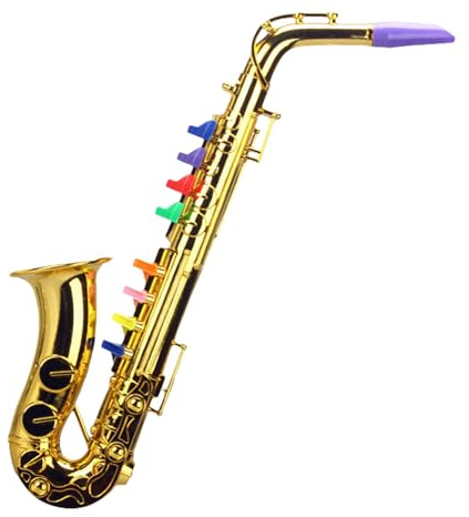 Saxophone Jouet pour , Petits Instruments De Musique Saxophone, Saxophones Éducatifs pour Tout-Petits, pour Crèche, Maternelle, Préscolaire, Jouet d'apprentissage Musical pour Débutants P