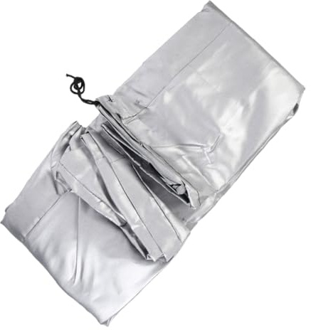 DEARMAMY Regensichere Schneefräsenabdeckung aus Langlebigem Oxford Gewebe 120x102x81cm Wasserabweisend und Waschbar Schutzhülle für Zweistufige Schneefräsen im Winter