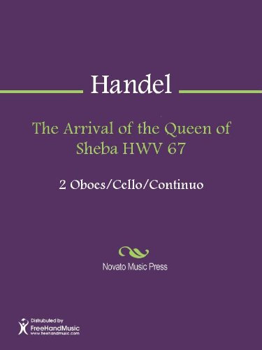 The Arrival of the Queen of Sheba HWV 67 - Cello (English Edition)