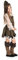 Kostümplanet® Robin Hood Kostüm Kinder Mädchen Faschingskostüm Lady Marian Kinderkostüm Räuberin Jäger Mittelalter Verkleidung Bogen-Schütze Größe 128