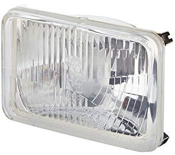 HELLA 1AB 003 177-791 Halogen-Scheinwerfereinsatz, Hauptscheinwerfer - 24V - rechteckig - Referenzzahl: 12.5 - Einbau - Lichtscheibenfarbe: glasklar - Stecker: Flachstecker - links/rechts - Menge: 1