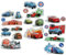 alles-meine.de GmbH 1 * 8 TLG. Set Sticker/Aufkleber - Cars Lightning McQueen - Kinder Kind z.B. für Stickeralbum Kartensticker Stickerset Auto