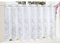 Gardinenbox Transparente Scheibengardine aus Voile, 40x120, Welle, luftiger Voile mit gesticktem Muster, 42002
