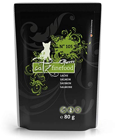 Catz finefood Purrrr No.105 Lachs (1 x 80 g)