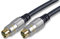 C4A® 1m Premium Quality S-Video Cable Fully Shielded SVHS Lead (1 Metre)