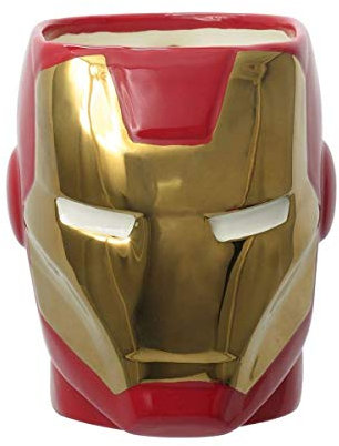 Marvel- Taza Tazza 3D Iron Man, Multicolore, 1 unità (Confezione da 1), 68541