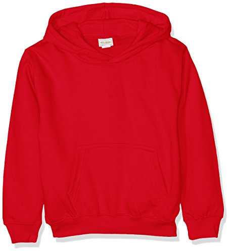 AWDis Boy's Kids Hoodie, Red (Fire Red), X-Large