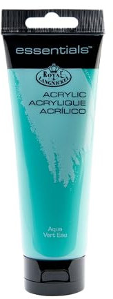 Royal & Langnickel Essentials Peinture Acrylique Cyan 120 ml Lot de 3