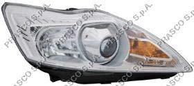 Prasco - FD4264933 - Ford - Focus - Mod. 08/07-02/11 - Scheinwerfer Rehcts Xenon/D1S+H1-Mit Lwr-Mit Motor-Verchromt