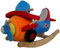 Sweety-Toys 4751 Schaukeltier Schaukelpferd,supersüss Flugzeug, Soft Plüsch,mit Sound 4-Fach Sweety-Toys,robust