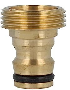 tecuro Geräteanschlussstück mit Steckkupplung und 3/4 Außengewinde - MS-blank (kompatibel mit Gardena Stecksystem)