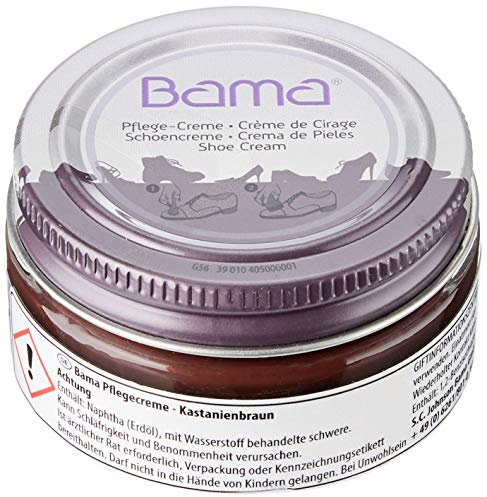 Bama Unisex Pflegecreme 50 ml kastanienbraun Schuhpflegeprodukt
