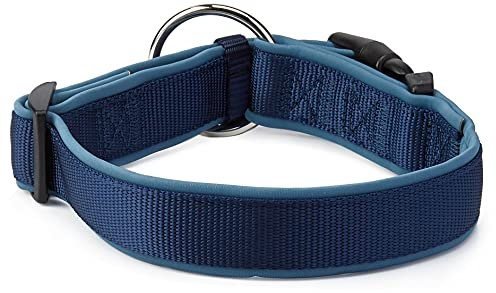 Nobby Halsband Classic Preno, blau/blau L: 40-55 cm, B: 25/35 mm, 1 Stück