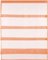 Transparente Bistrogardine Raffoptik mit Stangendurchzug in Voile, schlicht und modern in vielen erhältlich (80 x 110 cm/apricot - orange)