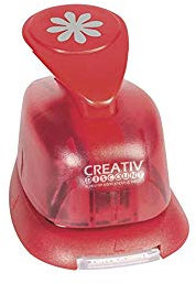 CREATIV DISCOUNT Motivstanzer Klein, ca. 1,7cm, Motiv Blume
