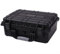 Universalkoffer mit 3 Schaumstoff Schutzkoffer Transportkoffer Koffer aus Polypropylen und ABS mit einem Druckventil ausgestattet 40,6x33x17,4cm Schwarz