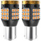 NATGIC BAU15S PY21W (150 °) Ampoules Clignotants LED Ambre Jaune Orange 3700LM 3030 45 SMD Canbus Sans Erreur Anti-Hyper Flash pour Clignotants LED Avant ou Arrière de Voiture (Pack de 2)