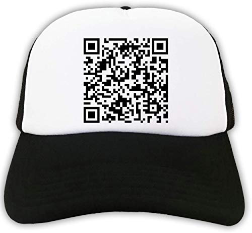 Rick Roll QR Code Funny Meme Graphic Trucker Cap