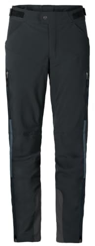 VAUDE Qimsa Softshell Hose II, Winddicht – Black/Black – Gr. 3XL