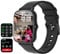 findtime Smartwatch Telefonieren mit Lautsprecher,1.7 Zoll Touchscreen,Direkt Koppeln mit Bluetooth Whatsapp Fähig,Gesundheitsuhr Fitness Tracker Blutdruck Pulsuhr Schrittzähler