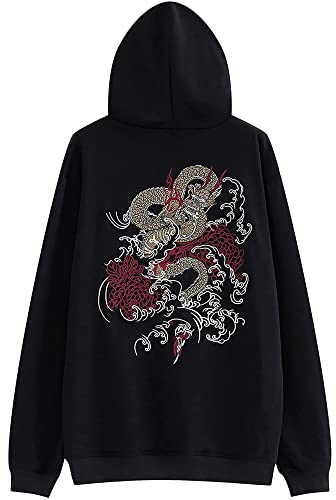 XYXIONGMAO Men's Techware Graphic Men Hoodies Japanese Streetwear Oversized Ghost Hip Hop Evil Sweatshirt