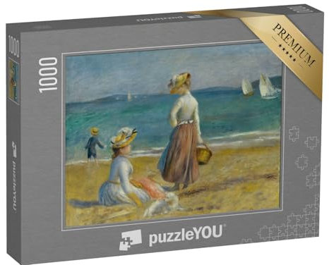 puzzleYOU: Puzzle 1000 Teile „Figuren am Strand, Auguste Renoir 1890“ – aus der Puzzle-Kollektion Künstler