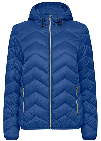 fransa FRBAPADDING Damen Steppjacke Übergangsjacke Jacke Kapuze mit Gummizug leicht gefüttert, Größe:M, Farbe:Set Sail (194042)