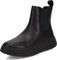 Fitflop F-Mode Leather Flatform Chelsea Boots, Stivali Donna, Nero, 39 EU