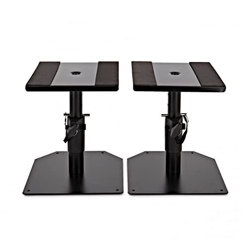 Gear4music Studio Monitor Speaker Stands for Desk Pair