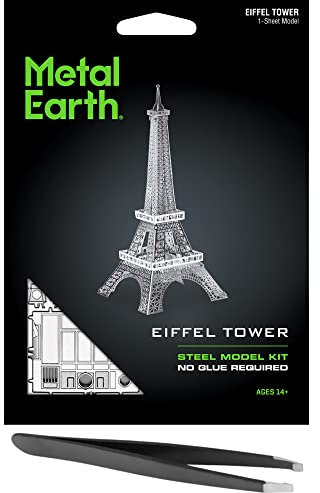 Metal Earth Eiffelturm 3D-Modellbausatz aus Metall mit Pinzette