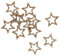 Oblique Unique® Sterne Glitzer Streudeko 12 Stück Stern Tischdeko Deko für Weihnachten und Winter Dekoration Weihnachtsdeko Adventsdeko (Rosé)