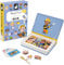 Janod Magnéti'Book Berufe-Magnetisches Lernspiel 48 Magnete + 16 Vorlagenkarten-Kinderspielzeug aus FSC-Pappe-Ab 3 Jahren, J02597, Mehrfarbig, Klein