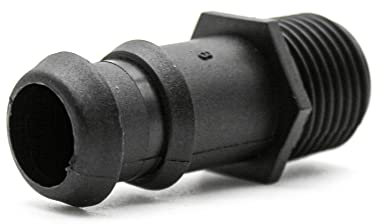 DOJA Barcelona | Union Rosca Macho Riego | 16mm | 1/2 | Pack 25 | Adaptador Grifo Rosca Macho | Union Manguera Jardin | Jardinería, Adaptador para Manguera de Riego, Tubo Riego, Conexión Goteo