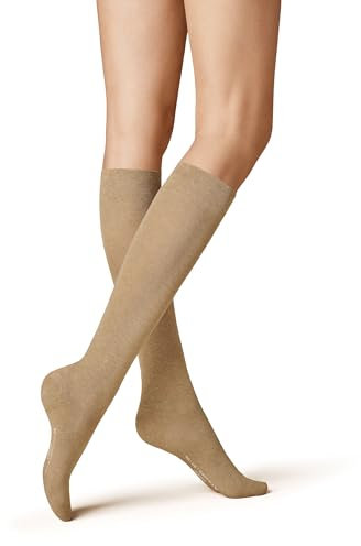 KUNERT Damen Kniestrümpfe Fly&Care® Stützklasse III effektive Stützwirkung 30 DEN Beige-mel. 8320 37-38