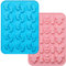Webake Molde de silicona con forma de pies de bebé, 2 unidades, para decoración de tartas, para baby shower, decoración de tartas